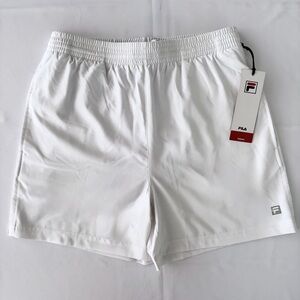 Fila NWT Men's Tennis “Clay 2” White Shorts
